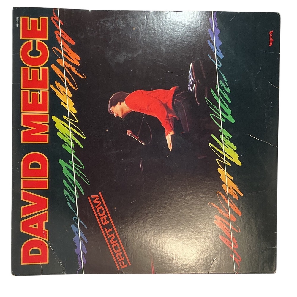 David Meece Front Row Vinyl LP 1982 Myrrh Records 1982 Contemporary Christian